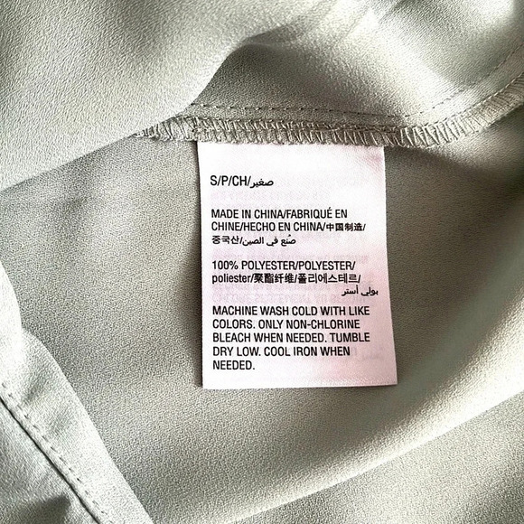 I.N.C. NWOT Pistachio Green Sleeveless Blouse Cami, Size S - Picture 9 of 10